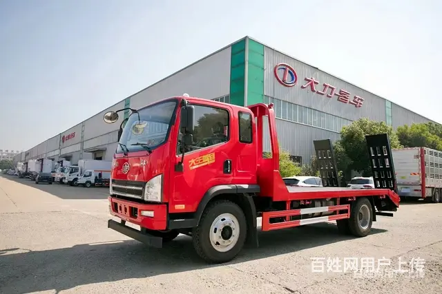 伊犁解放大王驾到平板车135挖掘机平板运输车价格是多少 - 图片 10