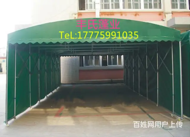长沙专业定做推拉蓬物流棚停车棚夜宵大排档棚厂家直销 - 图片 2