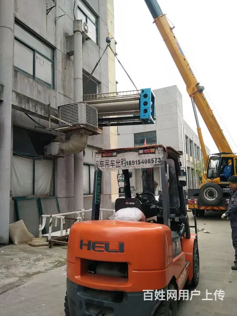苏州市吴中区园区郭巷城南姑苏区叉车吊车租赁 - 图片 1