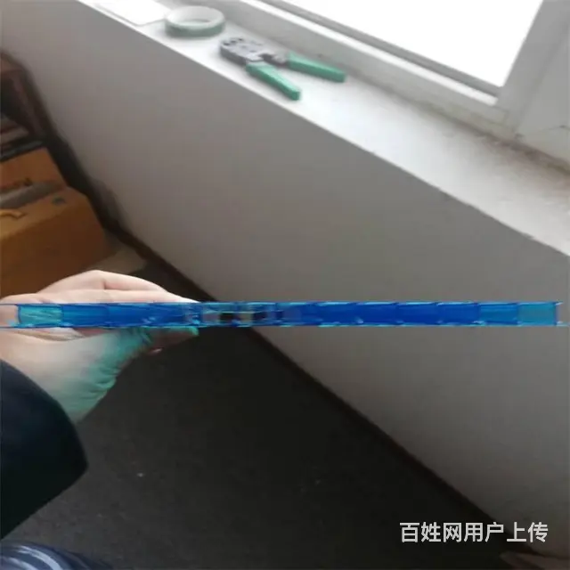 临沂沂南湖蓝pc阳光板沂南蓝色阳光板雨棚 - 图片 8