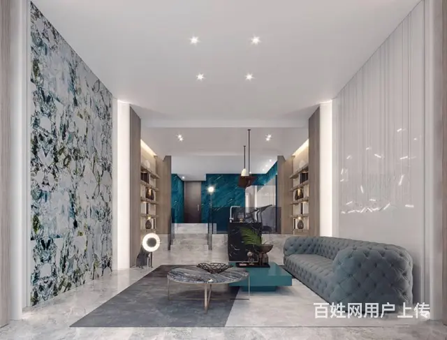 现代轻奢|286平米常州别墅装修案例 - 图片 1