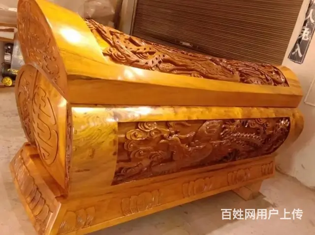农村迁坟用小型优质棺材 - 图片