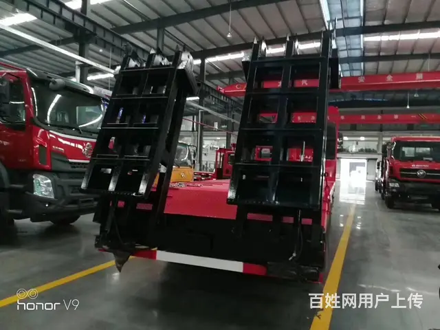 解放J6平板车 大挖机拖车 可定制货箱 包上牌 - 图片 2