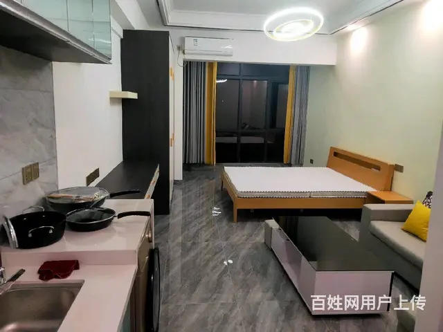 电梯房船山大道星美新外滩新装修公寓家具家电齐全月租1200 - 图片 2
