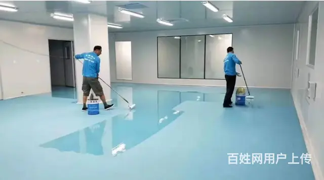 海口承接工厂地下车库地坪漆施工 - 图片