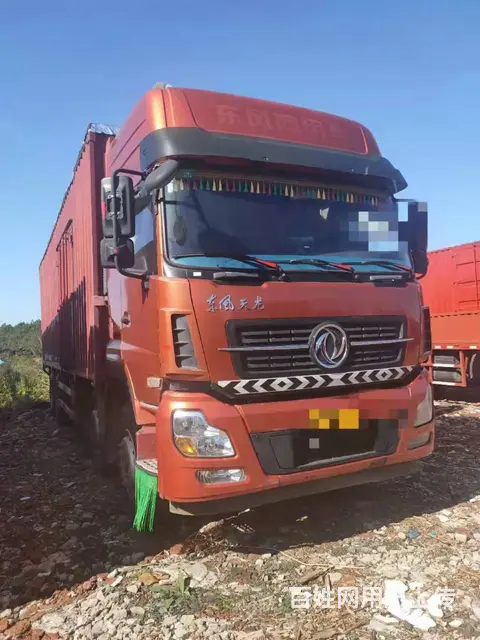 国四东风天龙前四后八箱式货车315马力 - 图片 2