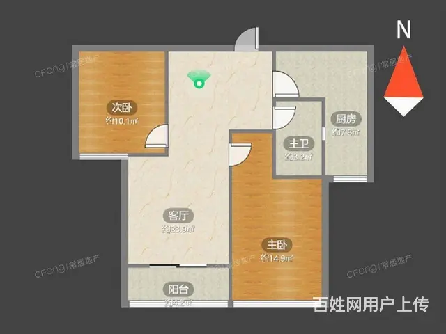 兰陵私房急售！125万元简装修南北 - 图片 9