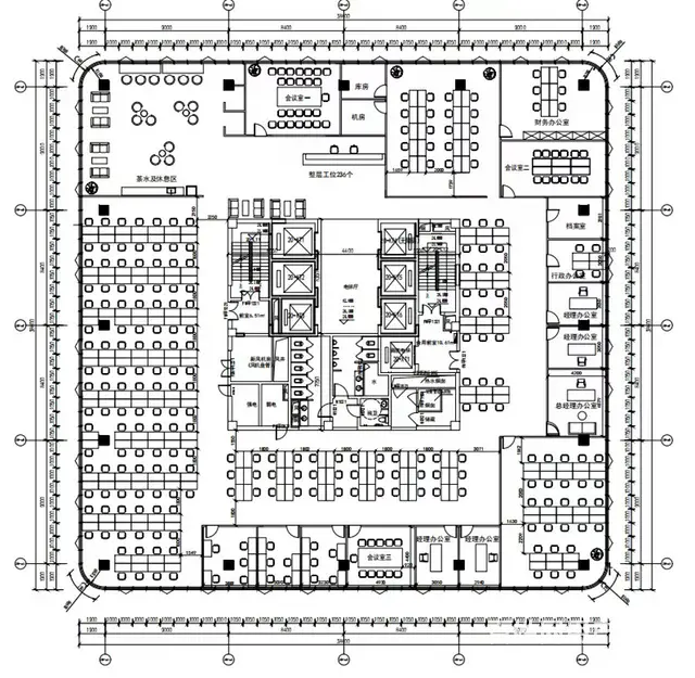成都银泰城高新区天府四街精装20+200工位出租 - 图片 9