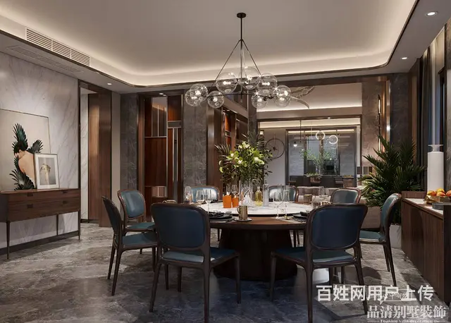 常州别墅装修：餐厅要不要装餐边柜 - 图片 3