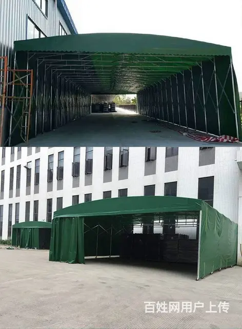 物流批发雨蓬物流蓬工地棚移动帐篷仓库蓬停车棚活动棚 - 图片 1