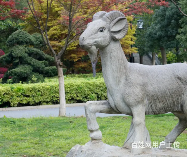 动物石雕羊#景观石刻摆件 - 图片 2