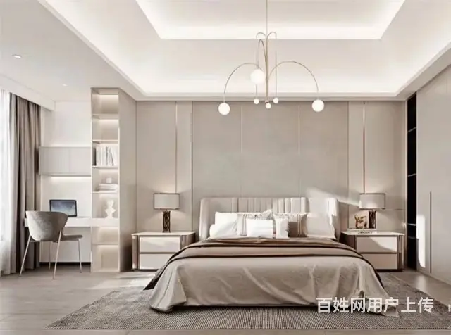 现代轻奢风格287平米别墅装修案例 - 图片 2