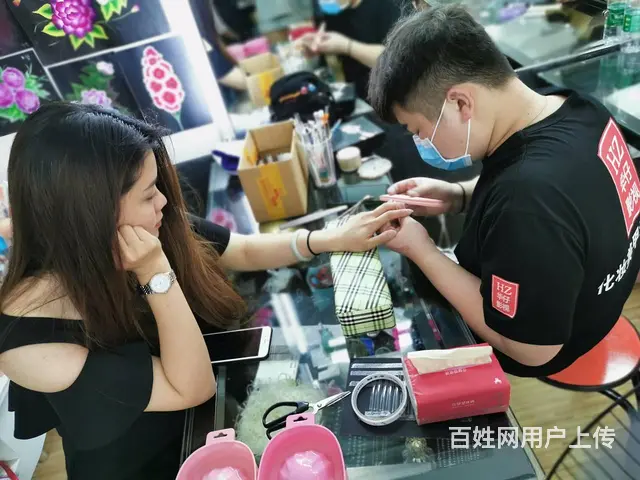 广东韶关哪里有化妆师美甲师纹绣新娘盘发华仔影视培训 - 图片 7