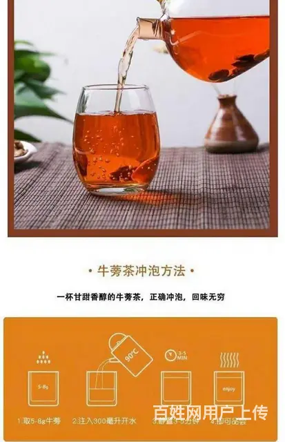 绿色呼吸牛蒡茶 - 图片 3