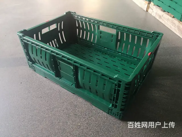塑料保温箱折叠塑料箱斜插箱物流箱周转箱鸡蛋筐错位筐 - 图片 8
