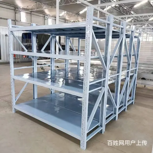厦门快递架仓库货架家用库房置物架层架铁架可调节货架 - 图片 2