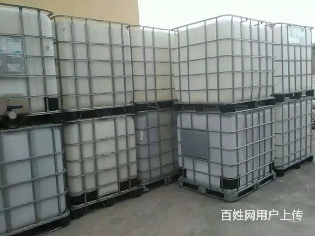 长期出售八九成新吨桶塑料桶铁桶镀锌桶 - 图片