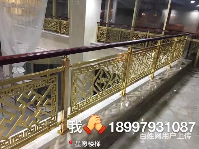 乌鲁木齐楼梯 定制钢木实木玻璃楼梯铁艺焊楼梯 - 图片 2