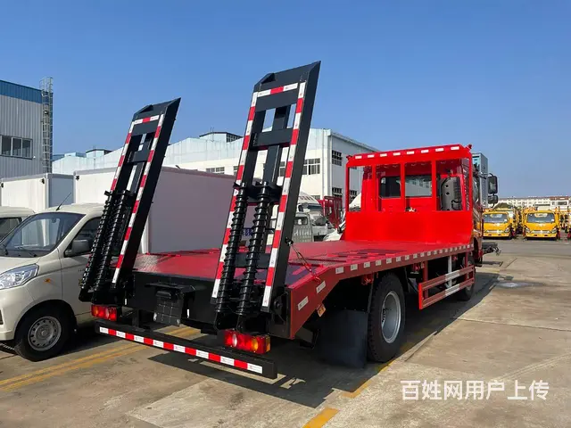 升级款东风D3S拖75 150挖掘机平板车可分期 - 图片 5