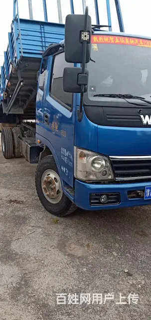 16年奥驰平板货车，4.8米，蓝牌，带自卸 - 图片 1