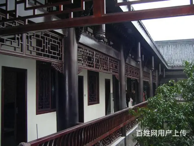 四川成都花格木窗中式实木门民宿门窗 - 图片 5