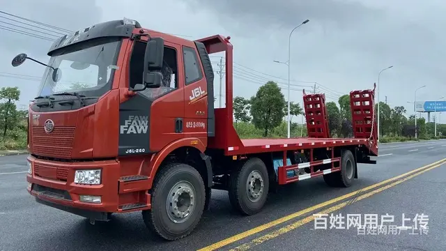 解放小三轴板长6.9米挖机拖车2021新款上市 - 图片 11