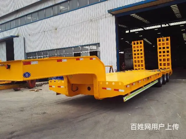 订做13米3桥挖掘机运输车 包拉60吨 - 图片 10