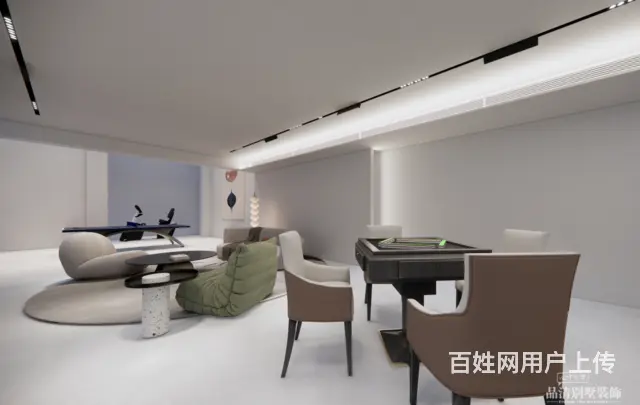 常州别墅装修：450平米现代极简风格赏析 - 图片 1
