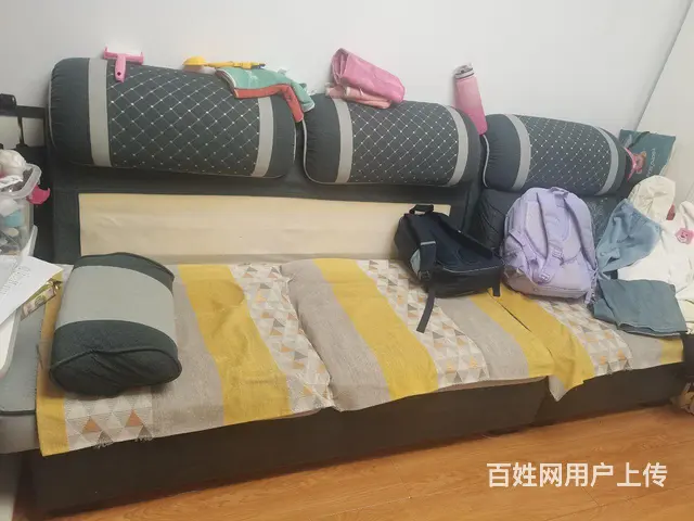 实木床，布艺沙发 - 图片 2