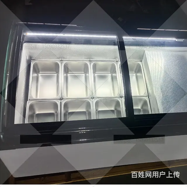 移动摆摊冰柜冰激凌柜台式冰柜生产厂家 - 图片 1