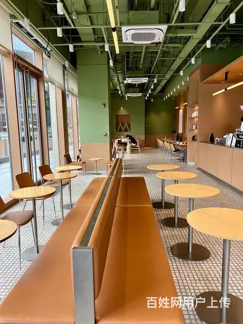咖啡厅家具定制圆吧桌定制卡座桌椅藤编餐椅 - 图片 3