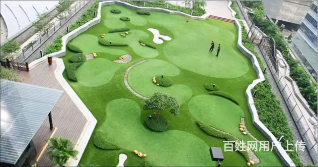 高尔夫嵌沙工程果岭 模拟人造施工果岭练习场 - 图片 5