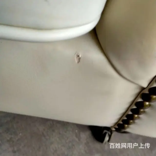 皮沙发维修 修复 补色 皮沙发翻新 修皮补皮 - 图片 7