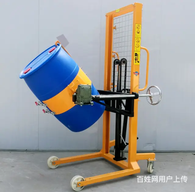 二手电动油桶翻转车油桶堆高车油桶车叉车鹰嘴夹具吊具 - 图片 5