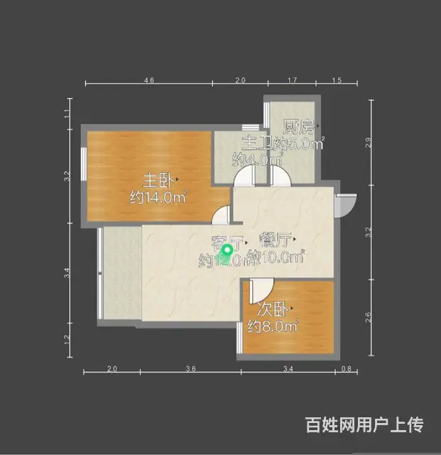 龙城福地精装修2房，空调，品牌家电，随时看房 - 图片 8