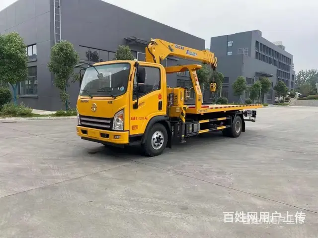 一拖二4吨吊机清障拖车带吊 哪个厂家好 - 图片 8
