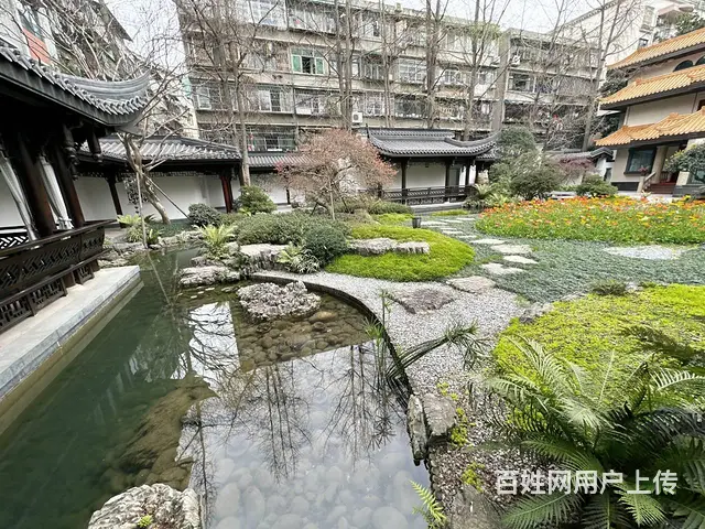 四川自贡中式四合院装修自家修建实木门 - 图片 12
