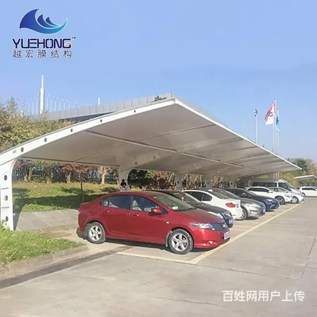 提供膜结构车棚,充电桩棚, - 图片 6