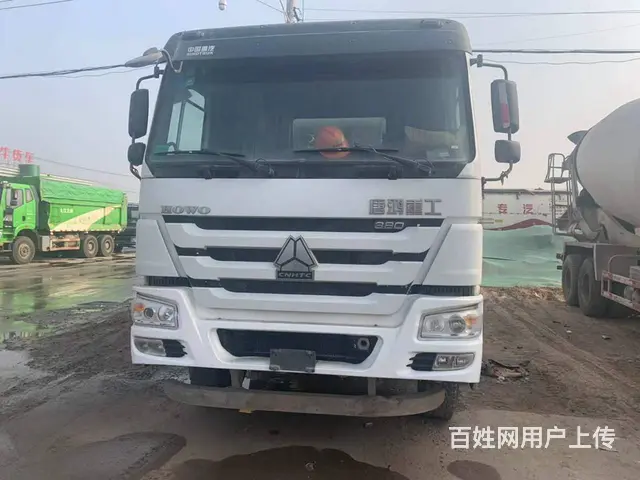 出售二手豪沃搅拌车 国五唐鸿上装前四后八380马力 - 图片 3