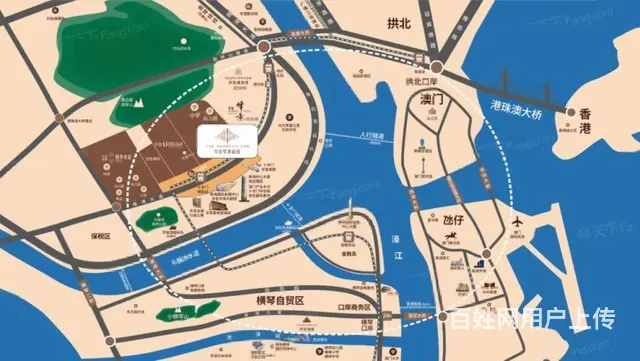 十字门中心位！华发琴澳新城银景湾，精装修，看澳门看海景 - 图片 8