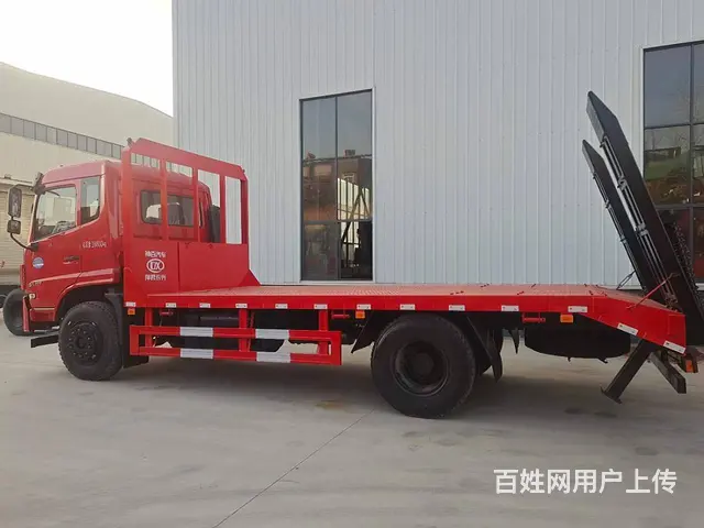 黄牌国六东风单桥15吨挖机平板拖车 拖板车 可分期 - 图片 4