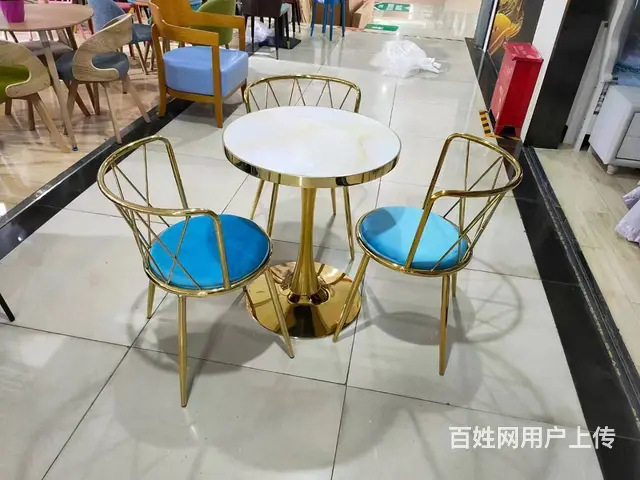 通用桌椅茶几组合 饮品店 奶茶店 餐饮店 - 图片 4