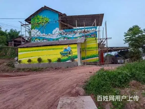 佛山乡镇墙体喷绘广告,汕头手绘墙画,揭阳水管墙体广 - 图片 1