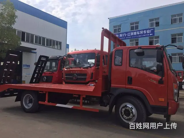 大运小型平板车 拖8吨左右挖机拖车厂家现车促销 - 图片 9
