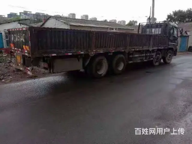 国四前四后八平板车350马力16年7月东风天龙 - 图片 3