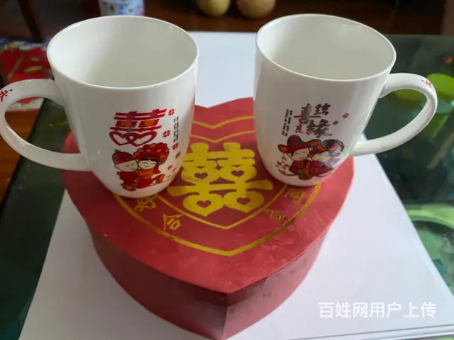 低价出售婚庆碗碟套装、喜庆漱口杯、红蛋壳。 - 图片 3
