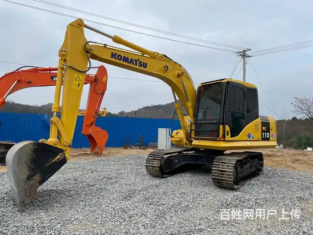 小松110二手挖掘机动力强韧大件质保可按揭全国包送 - 图片 1