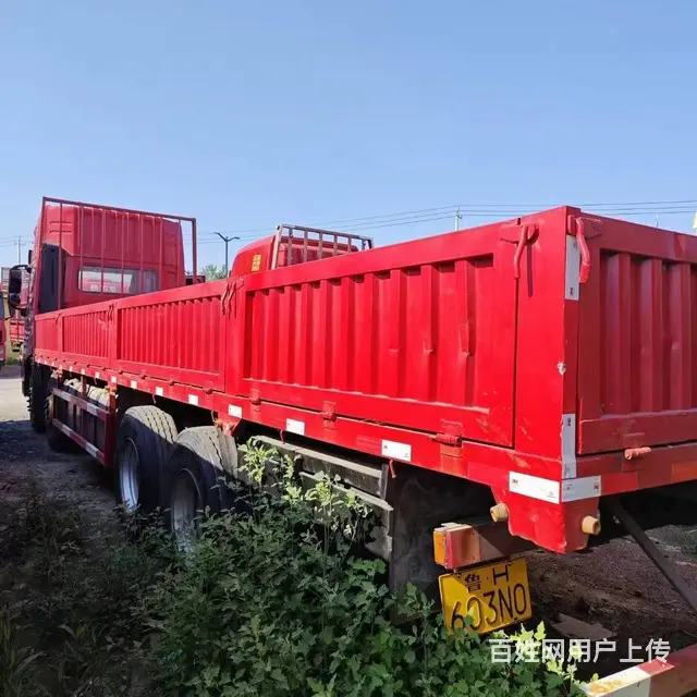 出售二手东风天龙前四后八9.6米平板载货车包提档 - 图片 6