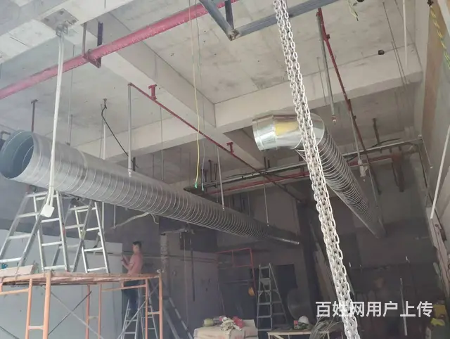 白云油烟风管净化器设备定制安装烤肉店排烟伸缩管道定 - 图片 1