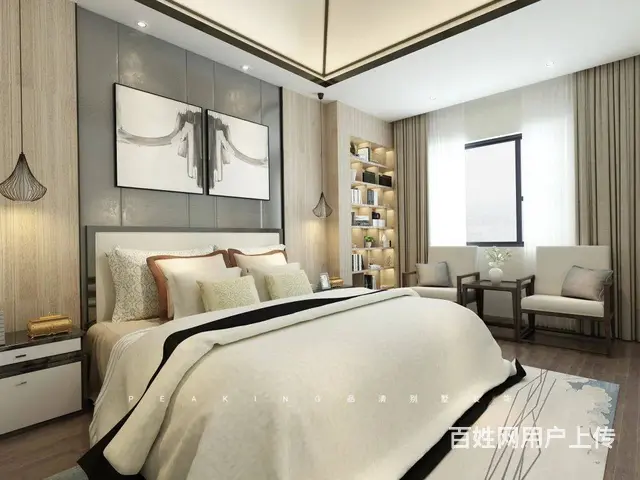 品清别墅案例赏析575新中式心有山海 - 图片 6